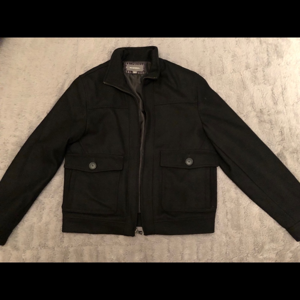Merona Men’s Wool Jacket Size Small